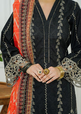 Anmol By VS Textile Embroidered Lawn 3 Piece Unstitched Suit VS25APE D-3433